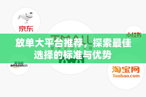 放单大平台推荐，探索最佳选择的标准与优势