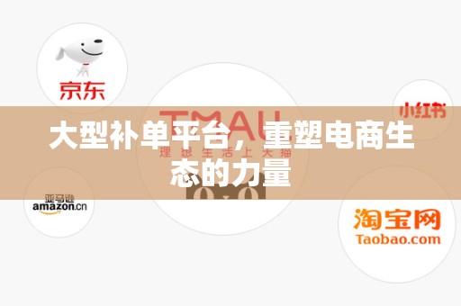 大型补单平台，重塑电商生态的力量
