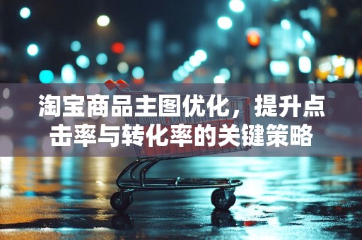 淘宝商品主图优化，提升点击率与转化率的关键策略