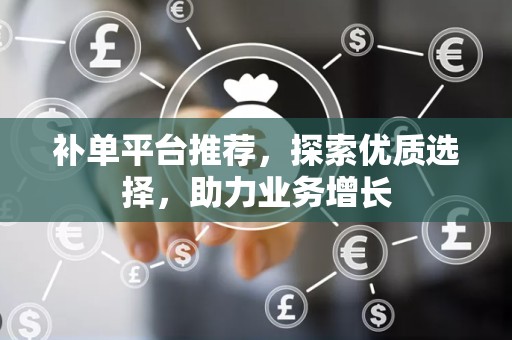 补单平台推荐，探索优质选择，助力业务增长