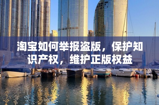 淘宝如何举报盗版，保护知识产权，维护正版权益