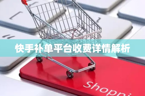 快手补单平台收费详情解析