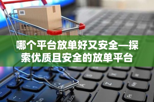 哪个平台放单好又安全—探索优质且安全的放单平台