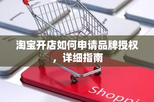 淘宝开店如何申请品牌授权，详细指南