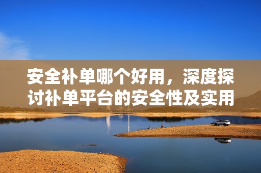 安全补单哪个好用，深度探讨补单平台的安全性及实用性