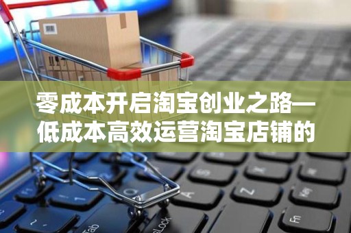 零成本开启淘宝创业之路—低成本高效运营淘宝店铺的秘诀