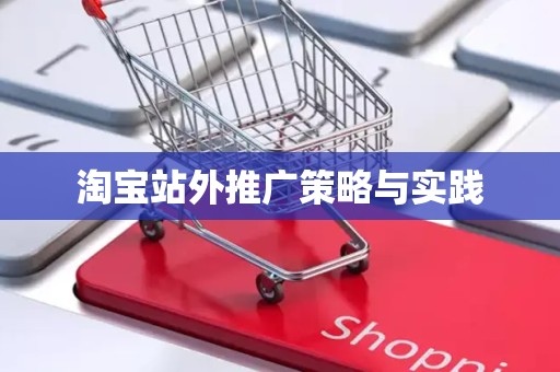 淘宝站外推广策略与实践