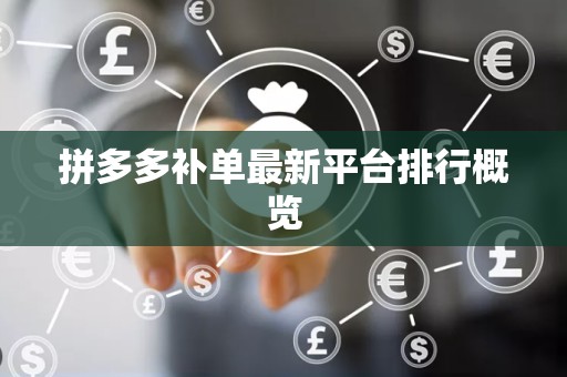 拼多多补单最新平台排行概览