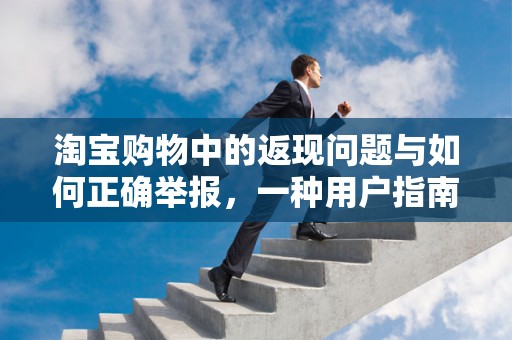 淘宝购物中的返现问题与如何正确举报，一种用户指南