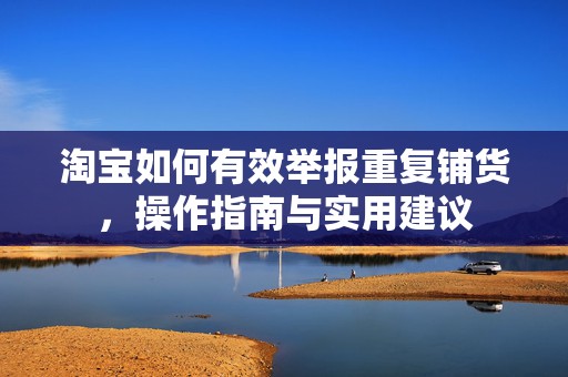 淘宝如何有效举报重复铺货，操作指南与实用建议