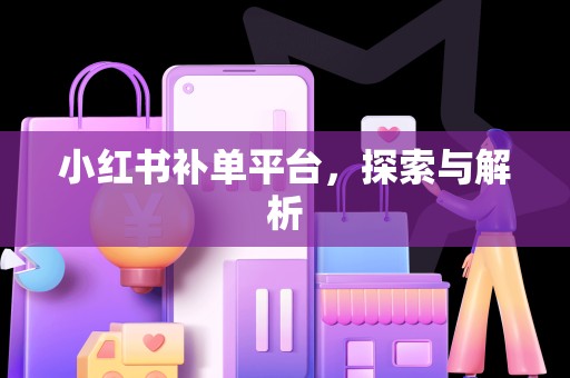 小红书补单平台，探索与解析