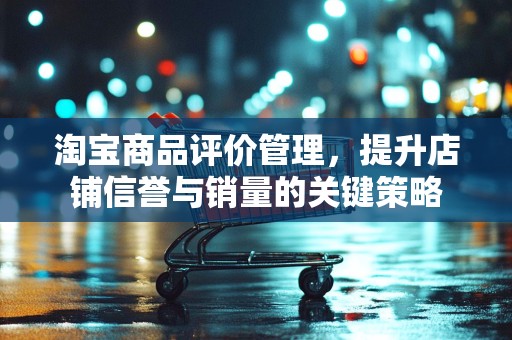淘宝商品评价管理，提升店铺信誉与销量的关键策略