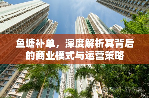 鱼塘补单，深度解析其背后的商业模式与运营策略