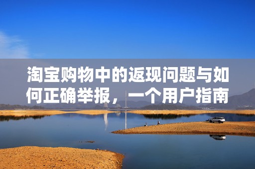 淘宝购物中的返现问题与如何正确举报，一个用户指南