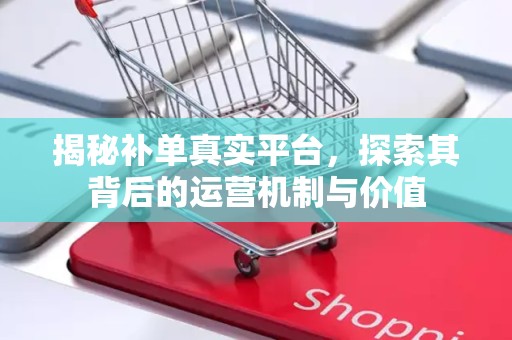揭秘补单真实平台，探索其背后的运营机制与价值