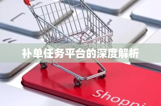 补单任务平台的深度解析