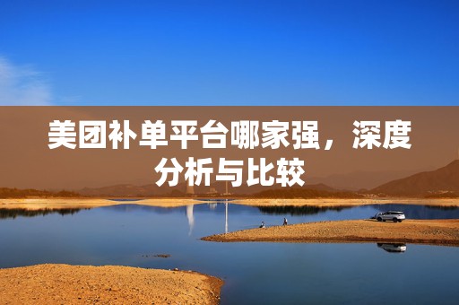 美团补单平台哪家强，深度分析与比较