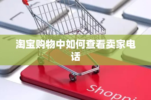 淘宝购物中如何查看卖家电话