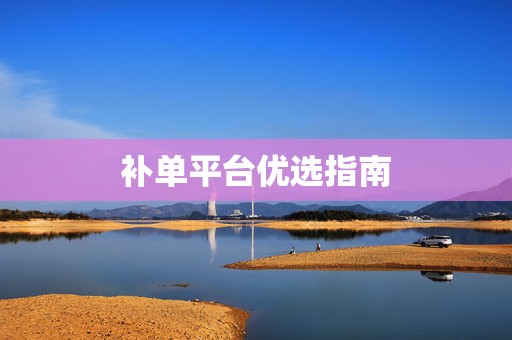 补单平台优选指南