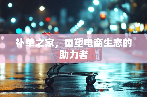 补单之家，重塑电商生态的助力者