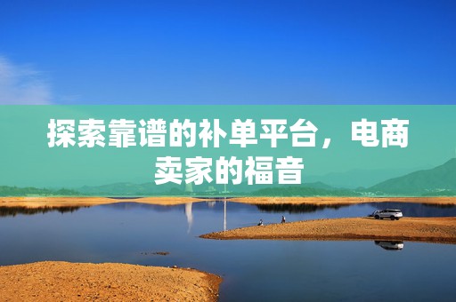 探索靠谱的补单平台，电商卖家的福音