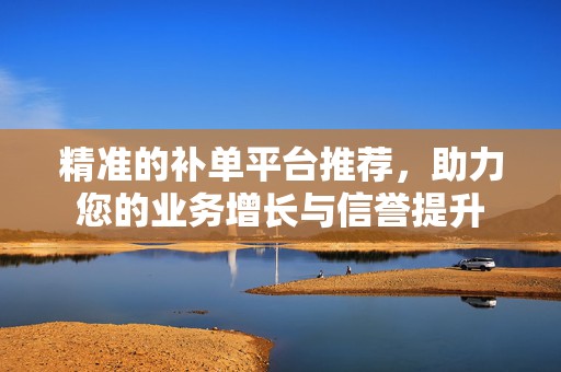精准的补单平台推荐，助力您的业务增长与信誉提升