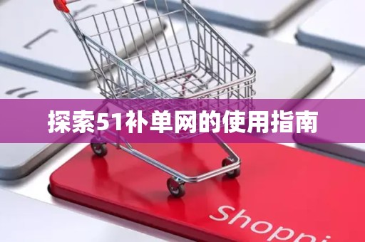 探索51补单网的使用指南