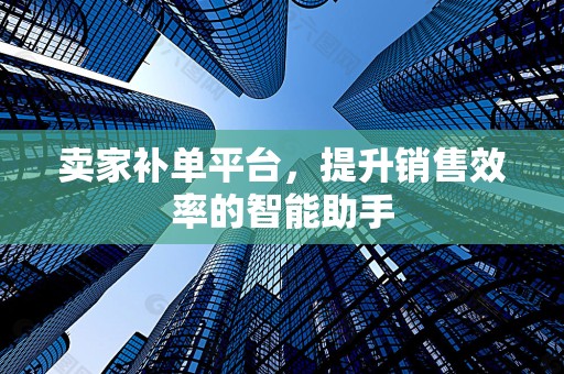 卖家补单平台，提升销售效率的智能助手