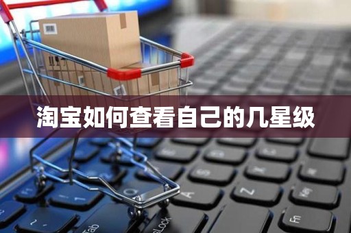 淘宝如何查看自己的几星级