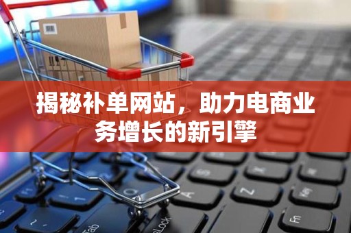 揭秘补单网站，助力电商业务增长的新引擎