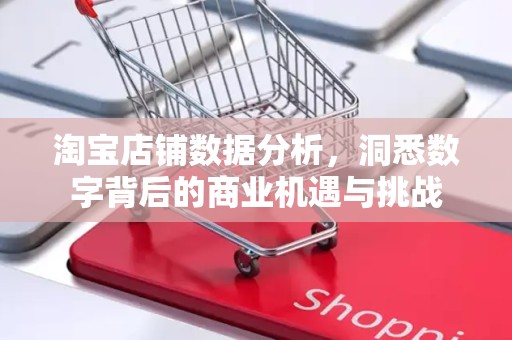 淘宝店铺数据分析，洞悉数字背后的商业机遇与挑战