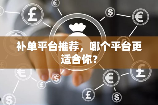 补单平台推荐，哪个平台更适合你？
