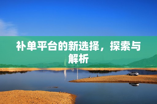 补单平台的新选择，探索与解析