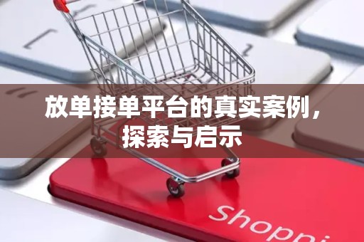 放单接单平台的真实案例，探索与启示
