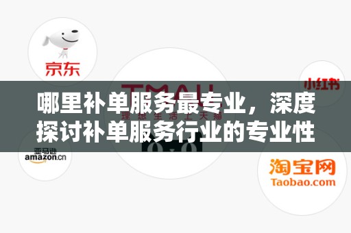 哪里补单服务最专业，深度探讨补单服务行业的专业性与可靠性