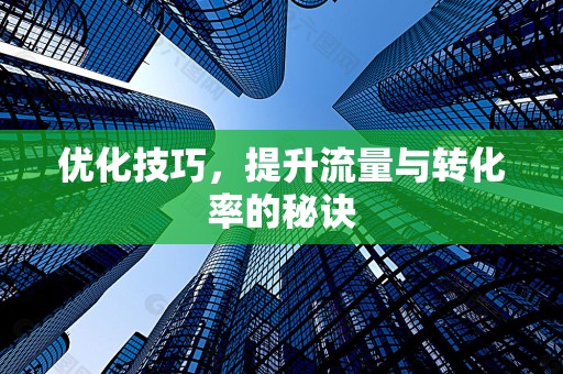 优化技巧，提升流量与转化率的秘诀