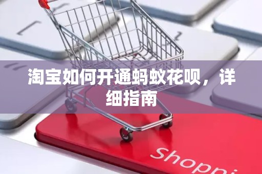 淘宝如何开通蚂蚁花呗，详细指南