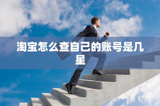 淘宝怎么查自己的账号是几星