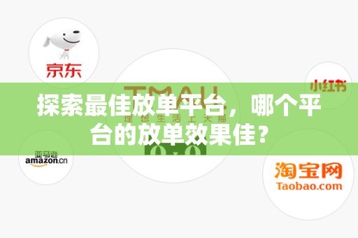 探索最佳放单平台，哪个平台的放单效果佳？