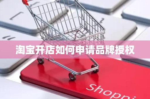 淘宝开店如何申请品牌授权