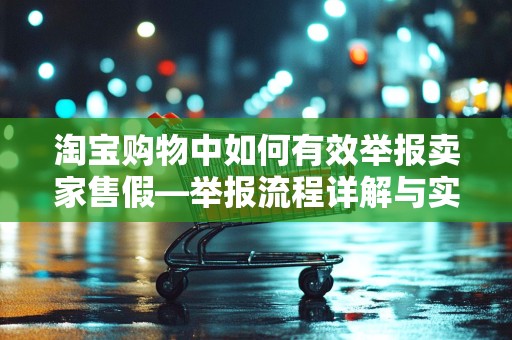 淘宝购物中如何有效举报卖家售假—举报流程详解与实用建议