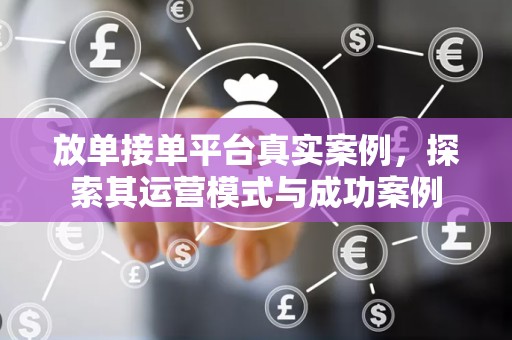 放单接单平台真实案例，探索其运营模式与成功案例