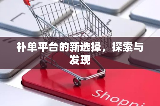 补单平台的新选择，探索与发现
