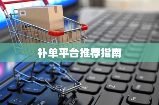 补单平台推荐指南