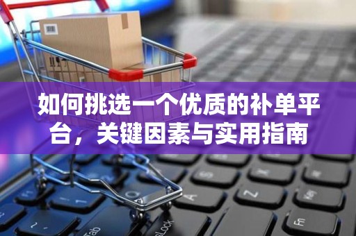如何挑选一个优质的补单平台，关键因素与实用指南