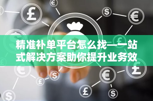 精准补单平台怎么找—一站式解决方案助你提升业务效率
