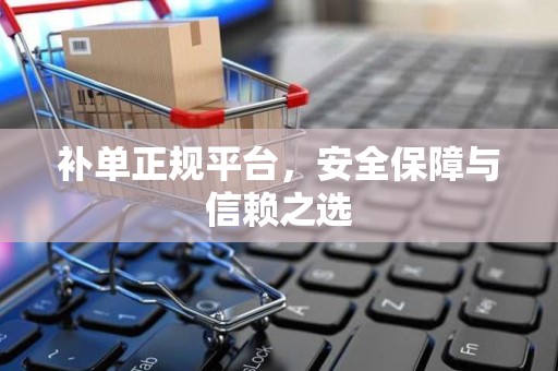 补单正规平台，安全保障与信赖之选