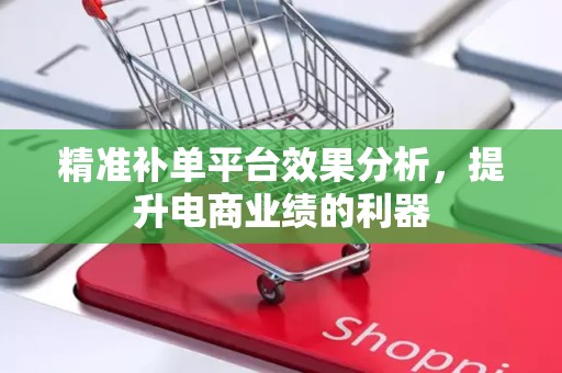 精准补单平台效果分析，提升电商业绩的利器