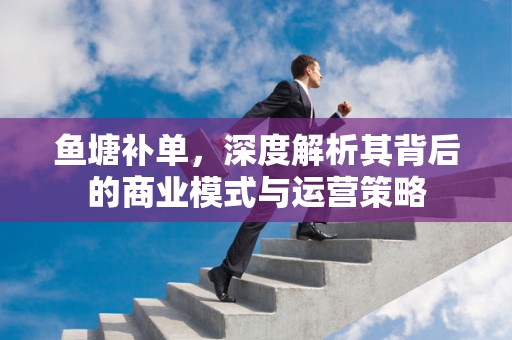 鱼塘补单，深度解析其背后的商业模式与运营策略