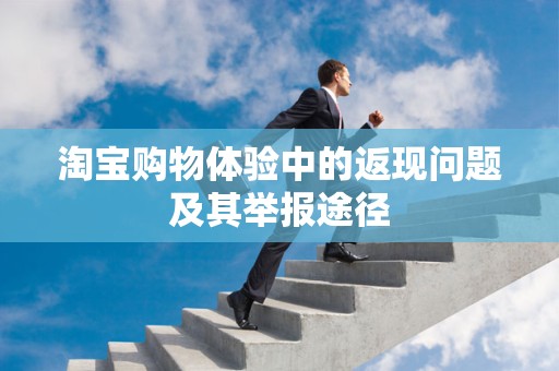 淘宝购物体验中的返现问题及其举报途径